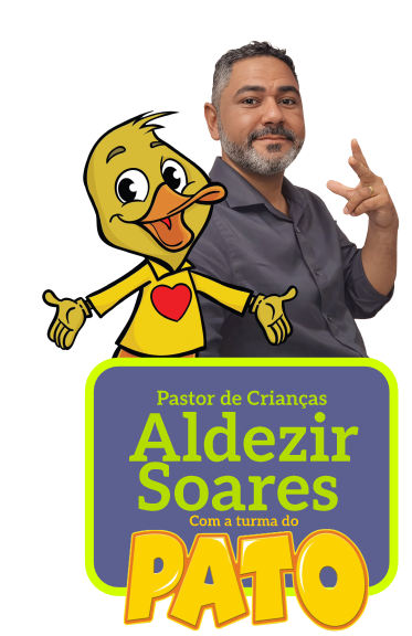 Pastor de IECG KIDSs Aldezir Soares e a turma do Pato